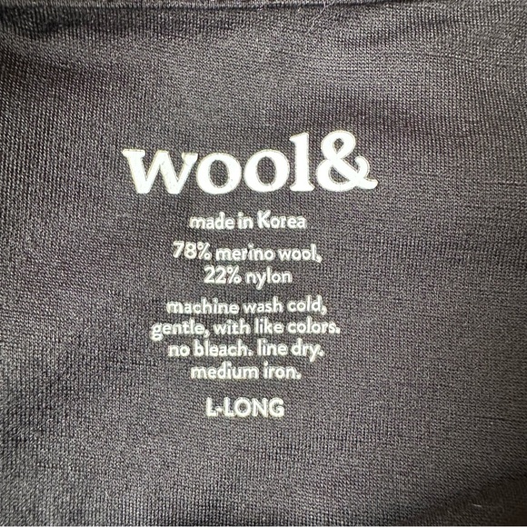 wool& Merino Wool Rowena Swing Dress - Large Long - Picture 8 of 8